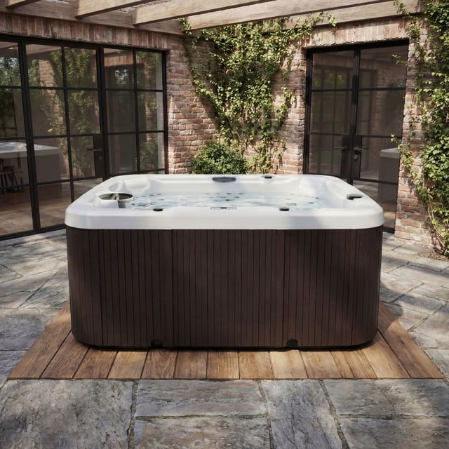 Lifesmart LS700DX 7-Person 90-Jet Spa with Waterfall
