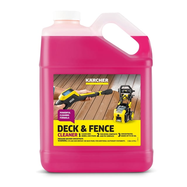 Heavy Duty 1 Gallon Wood Fence & Deck pressure washer concentrate