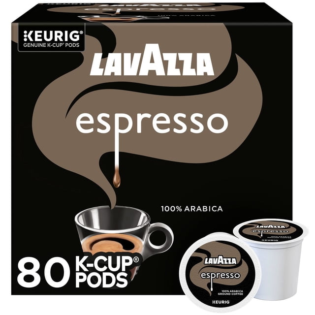 Lavazza Espresso Coffee Medium Roast K-Cup Pods, 80 ct.