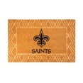 thumbnail image 1 of Logo Brands New Orleans Saints Coir Outdoor Mat, 1 of 3