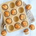 thumbnail image 5 of Nordic Ware 3-Piece Nonstick Baking Set, Quarter Sheet & Muffin Pan with Cover, 5 of 9