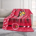 thumbnail image 2 of Logo Brands Louisville Cardinals 60"x70" Super Plush Blanket, 2 of 7