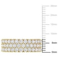 thumbnail image 3 of 1.68 CT. T.W. Diamond Triple-Row Semi-Eternity Band in 14K Gold, 3 of 9