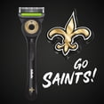 thumbnail image 9 of Gillette Labs Official Saints Licensed Men's Razor, Handle + 8 Cartridges, 9 of 10