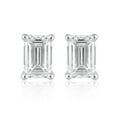 thumbnail image 1 of Lab Created 2.00 CT. T.W. Fancy Cut Diamond Stud Earrings in 18K Gold, 1 of 8
