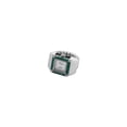 thumbnail image 2 of BREDA X Dalmata Time Ring Emerald Crystals and Stainless Steel Expandable Ring Watch, 15MM, 2 of 6