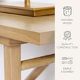 thumbnail image 3 of details by Becki Owens Fern Natural Wood Sofa Table, 3 of 10