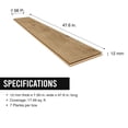 thumbnail image 14 of Select Surfaces Victoria Waterproof AC5 Laminate Flooring 12 mm Thick 7.56 in. W x 47.60 in. L (17.49 sq. ft. / carton), 14 of 15