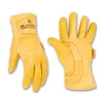thumbnail image 2 of Plainsman Premium Cabretta Tan Leather Gloves, 2 Pairs, 2 of 5