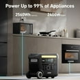 thumbnail image 2 of Anker SOLIX F2600 Portable Power Station - 2560W/2400W with 3 200W Solar Panel, 2 of 17