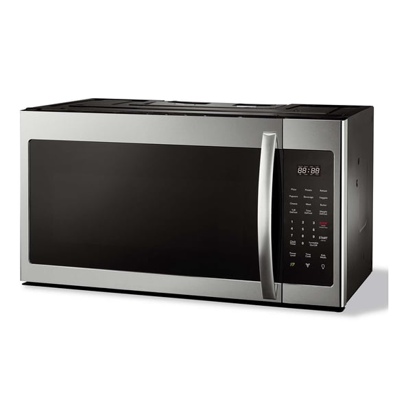 Magnavox, 1.7 Cu. Ft. Over the Range Microwave Oven, Stainless Steel