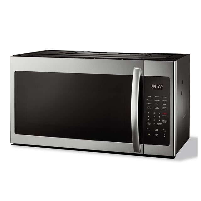 Magnavox, 1.7 Cu. Ft. Over the Range Microwave Oven, Stainless Steel