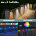 thumbnail image 5 of Deck Impressions Solar Deck/Wall light, RGBW, 6-Pack, 5 of 7