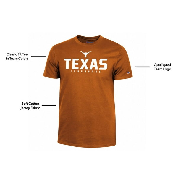 Champion Texas Longhorns Adult Short Sleeve T-Shirt