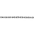 thumbnail image 4 of rhodium plated sterling silver 6.5mm byzantine bracelet, 4 of 4