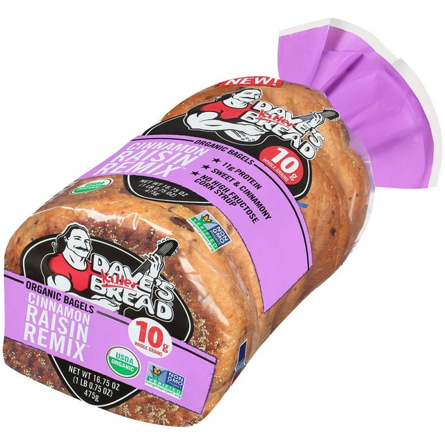 Dave's Killer Bread Cinnamon Raisin' Remix Bagels 5 ct.