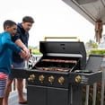 thumbnail image 11 of Gordon Ramsay Collections THOR Kitchen Outdoor Black 4-Burner Gas Grill w/ Cover, 11 of 13