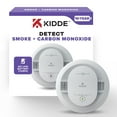 thumbnail image 1 of Kidde 10-Year Battery Smoke & Carbon Monoxide Detector with LED Warning Lights, 1 of 13