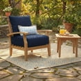 thumbnail image 3 of Cambridge Casual Sonoma Teak Deep Seating Patio Set, 7pc, 3 of 9