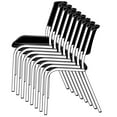 thumbnail image 7 of Lifetime Plastic Stacking Chair /Black & Silver - Commercial, 7 of 8