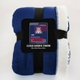 thumbnail image 3 of Officially Licensed NCAA Cloud Throw Blanket with Sherpa Back, 60" x 70", 3 of 4