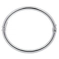 thumbnail image 2 of Italian High Polished Bangle in Sterling Silver, 2 of 7