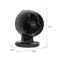 thumbnail image 2 of WOOZOO C18T Remote Controlled Whole Room Oscillating Circulating Fan, Black, 2 of 7