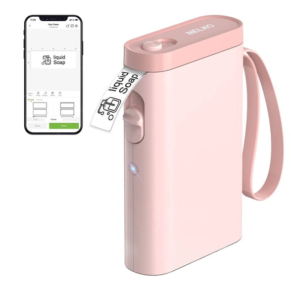 Nelko P21 Bluetooth Label Printer with 14x40mm 100pcs roll