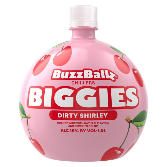 BuzzBallz Biggies Dirty Shirley Wine Chiller Cocktail, 1.5 L