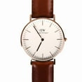 thumbnail image 1 of Daniel Wellington Classic St. Mawes Quartz Brown Leather Watch, 1 of 3