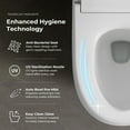 thumbnail image 12 of OVE Decors Ella White Tall Elongated Smart Toilet with Bidet Toilet Seat, 12 of 17