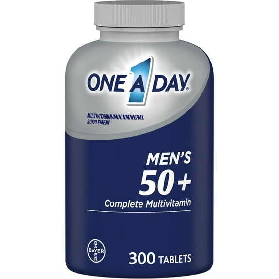 One A Day Men's 50+ Healthy Advantage Multivitamin Tablets, 300 ct.