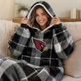 thumbnail image 5 of Pegasus Sports Arizona Cardinals Wearable Sherpa Throw, 5 of 5