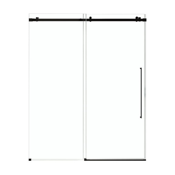 OVE Decors Selby 55-1/2 - 60"W x 74"H Frameless Sliding Shower Door with Clear Glass