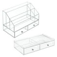 thumbnail image 3 of iDesign 2-Piece Makeup Organizers with Drawers - Cosmetic Storage for Bathroom Countertop, Vanity, 3 of 10