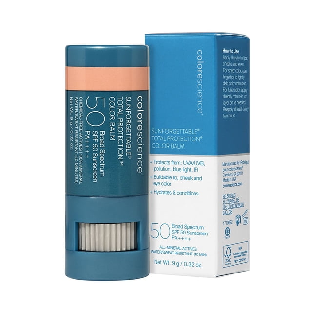 Colorescience Sunforgettable Total Protection Color Balm, SPF 50, Choose Shade