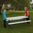 thumbnail image 5 of Lifetime 6-Foot Classic Folding Outdoor Dining Picnic Table, 5 of 10