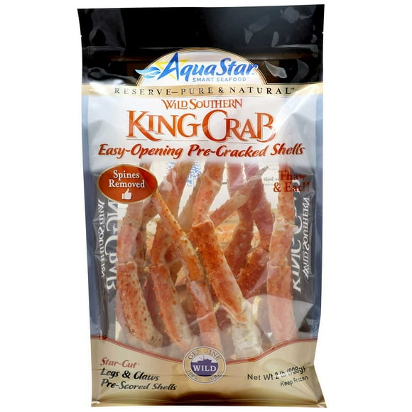 Aqua Star Wild Caught Southern King Crab Legs and Claws, Frozen, 2 lbs.