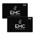 thumbnail image 1 of Emc Seafood & Raw Bar $50 Gift Card Multi-Pack, 2 x $25, 1 of 1