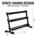 thumbnail image 3 of Inspire Fitness 3-Tier Dumbbell Rack, 3 of 4