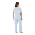 thumbnail image 3 of Member’s Mark Women’s Tee & Pant Pajama Set, 3 of 8