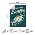 thumbnail image 5 of Logo Brands Philadelphia Eagles Luxe Dreams Throw, 60" x 80", 5 of 6