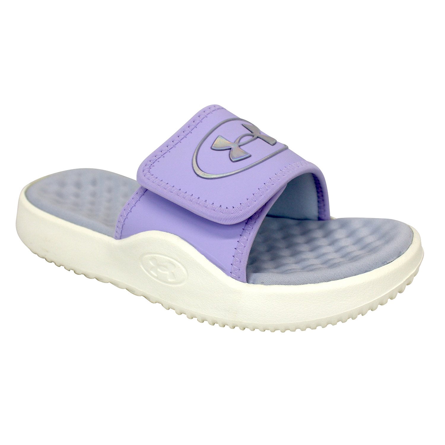 Under Armour Ignite Pro 8 Freedom Purple Slide Sandals 0394396576028-196_UA-W-IGNITE-  main image 3