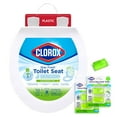 thumbnail image 1 of Clorox Antimicrobial Round Stay Fresh Scented Plastic Toilet Seat Value Pack, 1 of 8
