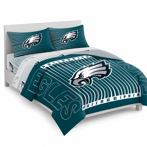 Logo Brands Philadelphia Eagles Bed-In-A-Bag Set