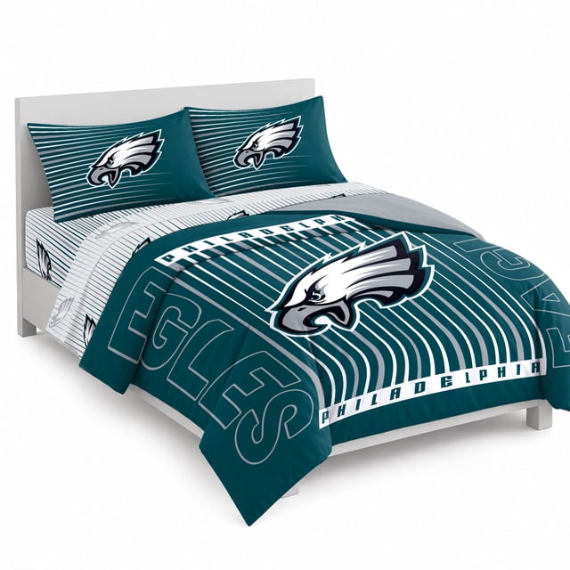 Logo Brands Philadelphia Eagles Bed-In-A-Bag Set