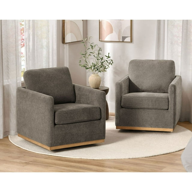 Member's Mark Modern Classic Fabric Swivel Chair, Assorted Colors