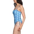 thumbnail image 3 of Loft Women's Shirred Side Tie One-Piece Swimsuit, 3 of 4