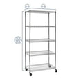 thumbnail image 2 of Seville Classics 5-Level UltraZinc Commercial Shelving (18" x 36" x 72"H), 2 of 14