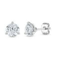 thumbnail image 2 of Round Cut Diamond Martini Set Stud Earrings in 14K Gold, 2 of 7